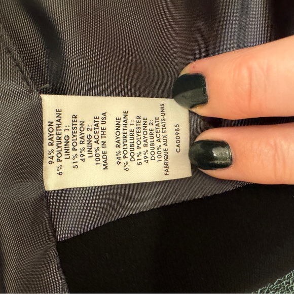 Nanette Lepore, black short vest with tie, size 8 - Picture 4 of 5